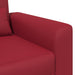 Fauteuil Wijnrood Kunstleer