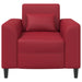 Fauteuil Wijnrood Kunstleer
