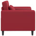 Fauteuil Wijnrood Kunstleer
