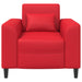 Fauteuil Rood Kunstleer