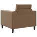 Fauteuil Cappuccino Kunstleer