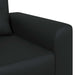 Fauteuil Zwart Kunstleer