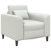 Fauteuil Wit Kunstleer