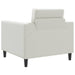 Fauteuil Wit Kunstleer
