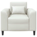 Fauteuil Wit Kunstleer
