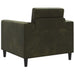Fauteuil Legergroen Nep Suede Leer Leger groen