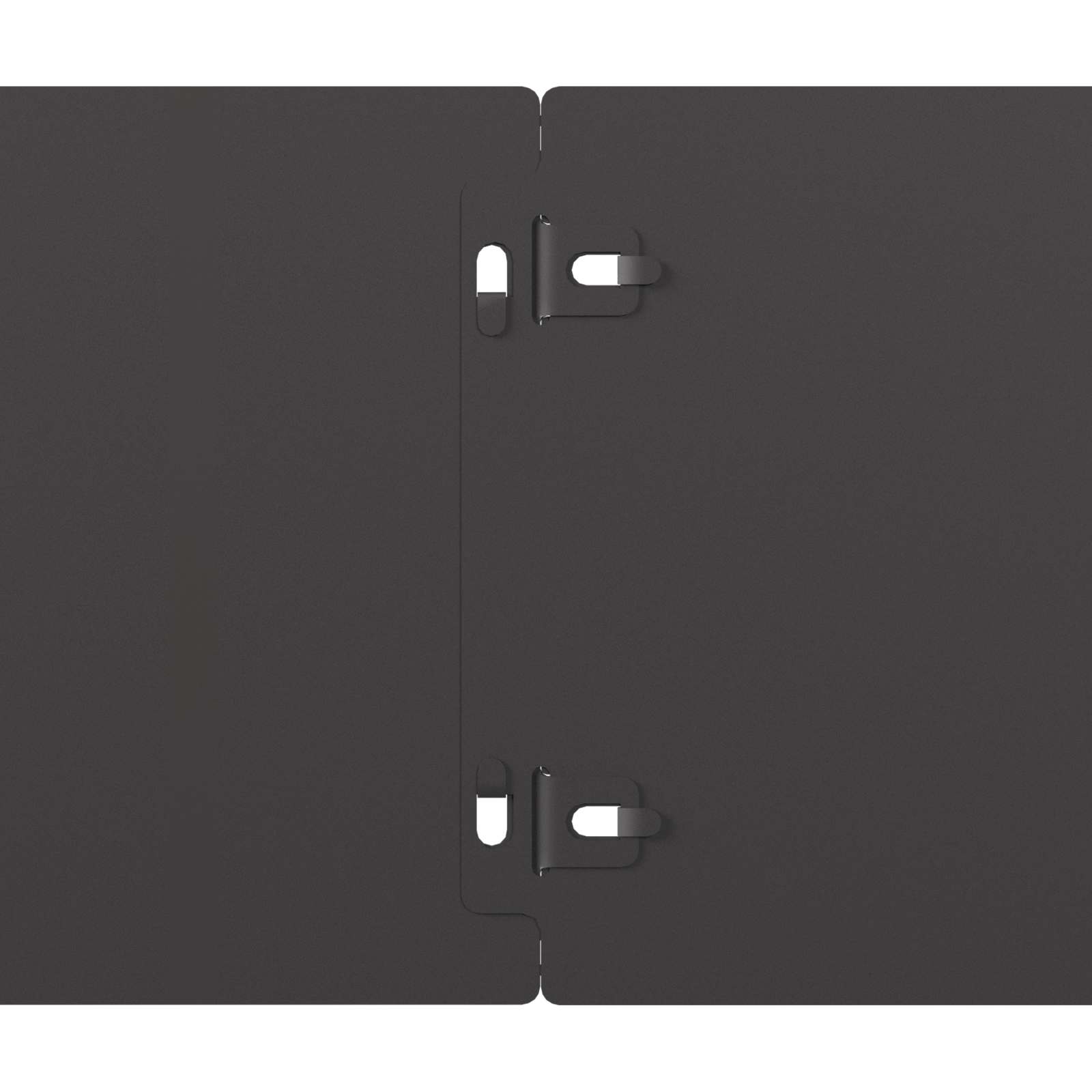 Gazonrand 30 st 15 x 103 cm Staal Zwart