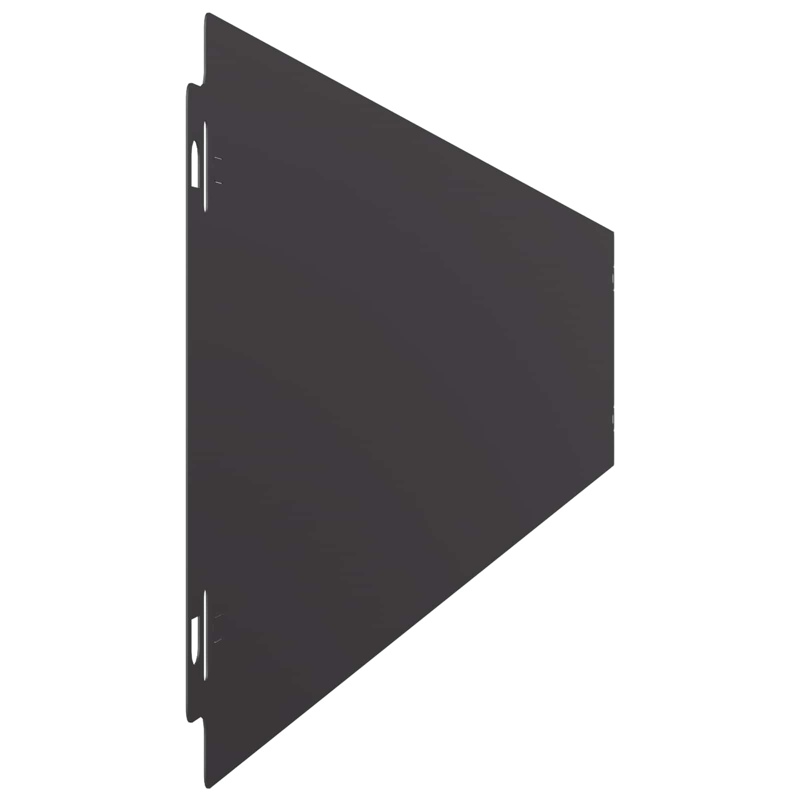 Gazonrand 30 st 15 x 103 cm Staal Zwart