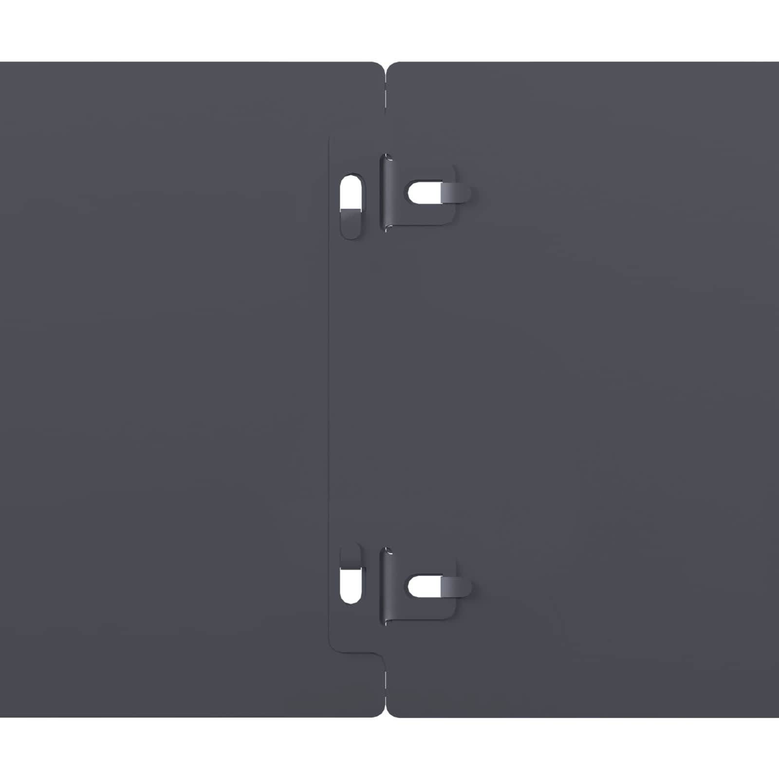 Gazonrand 30 st 15 x 103 cm Staal Antraciet