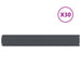 Gazonrand 30 st 15 x 103 cm Staal Antraciet