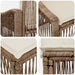 Tuinbankenset 7 st 7-Aantal zitplaatsen Beige poly rattan