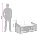 Tuinbankenset 6 st 6-Aantal zitplaatsen Beige poly rattan