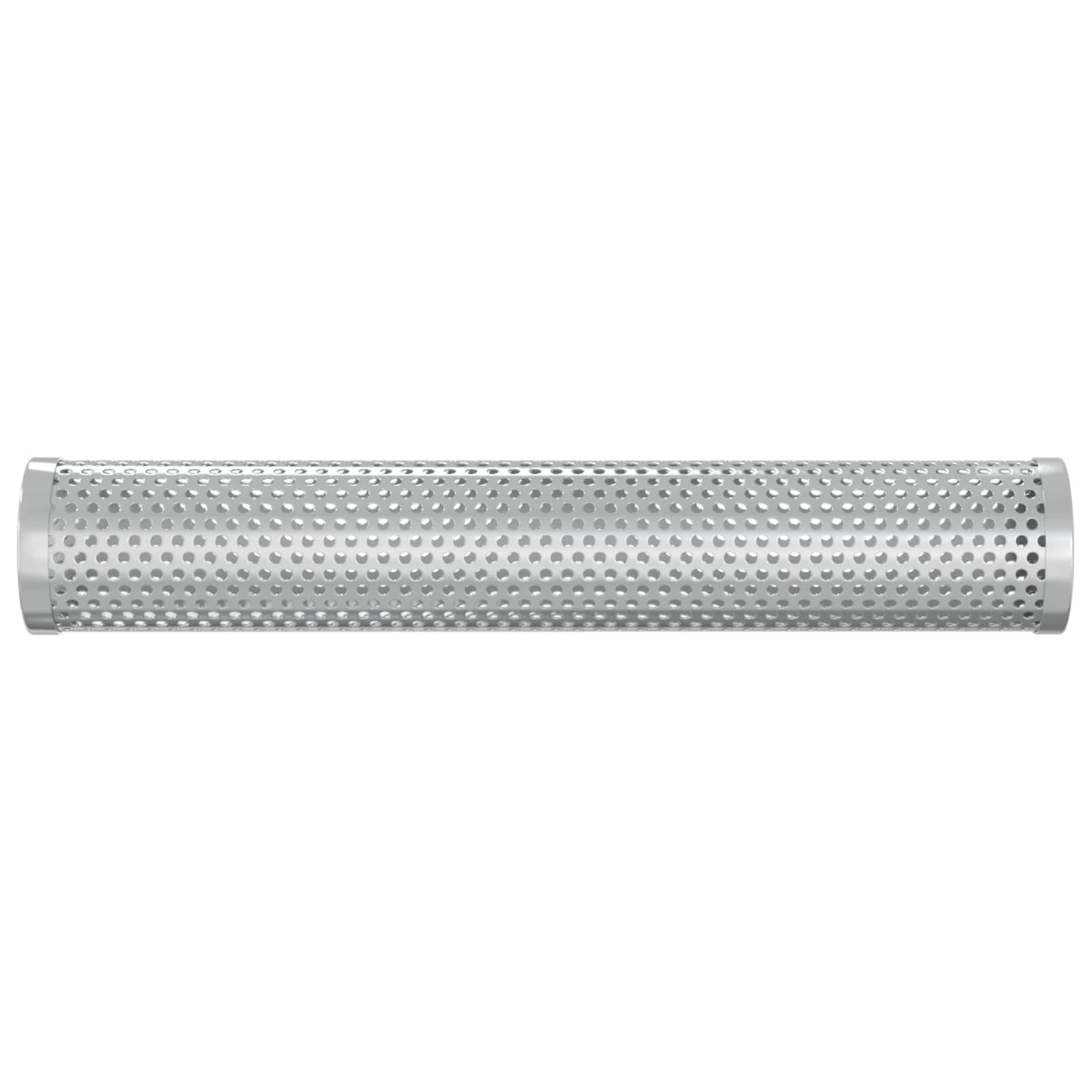 Rookbuis 2 st Ø 5 x 30 cm Roestvrij staal 304 zilver