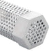 Rookbuis 2 st 5 x 5 x 30 cm Roestvrij staal 304 zilver