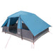 Gezinstent met regenzeil waterdicht 6-persoons Blauw