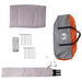 3-persoons Grijs en Oranje 185T Polyester met PU Coating