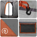 3-persoons Grijs en Oranje 185T Polyester met PU Coating
