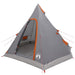 3-persoons Grijs en Oranje 185T Polyester met PU Coating