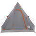 3-persoons Grijs en Oranje 185T Polyester met PU Coating