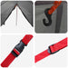 Waterdichte Tent Grijs en Oranje 185T Polyester met PU Coating