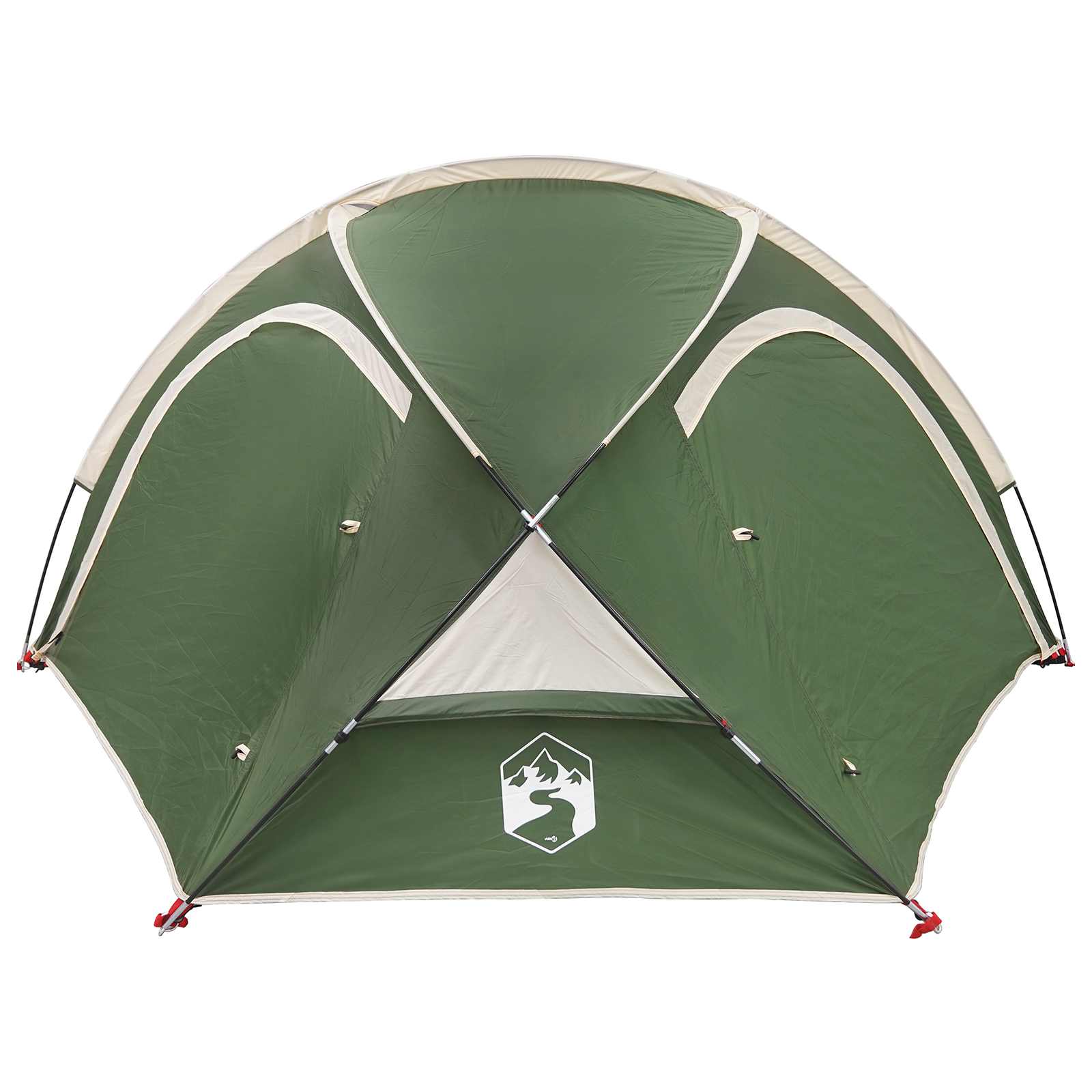 Trekkingtent met regenhoes waterdicht 2-persoons Groen