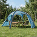 Trekkingtent met regenhoes waterdicht 2-persoons Blauw