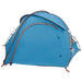 Trekkingtent met regenhoes waterdicht 2-persoons Blauw
