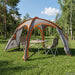 Trekkingtent met regenhoes waterdicht 2-persoons