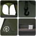 Trekkingtent met regenhoes waterdicht 2-persoons Legergroen