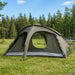 Trekkingtent met regenhoes waterdicht 2-persoons Legergroen