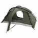 Trekkingtent met regenhoes waterdicht 2-persoons Legergroen