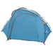 Trekkingtent met regenhoes waterdicht 3-persoons Blauw