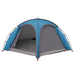 Trekkingtent met regenhoes waterdicht 3-persoons Blauw