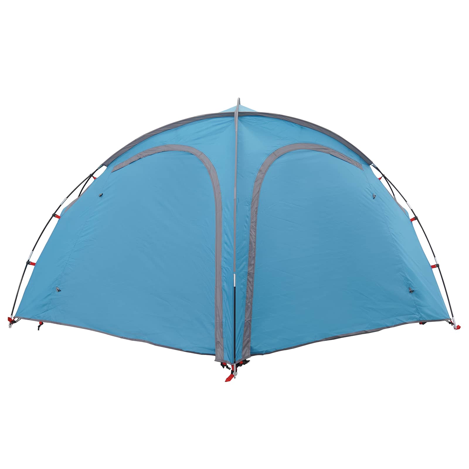 Trekkingtent met regenhoes waterdicht 3-persoons Blauw