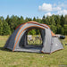 Trekkingtent met regenhoes waterdicht 3-persoons