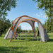 Trekkingtent met regenhoes waterdicht 3-persoons