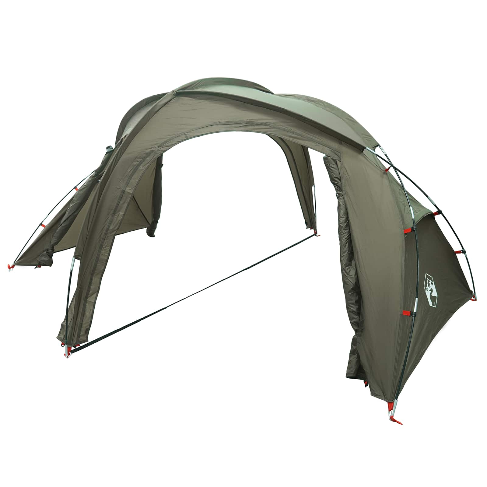 Trekkingtent met regenhoes waterdicht 3-persoons Legergroen