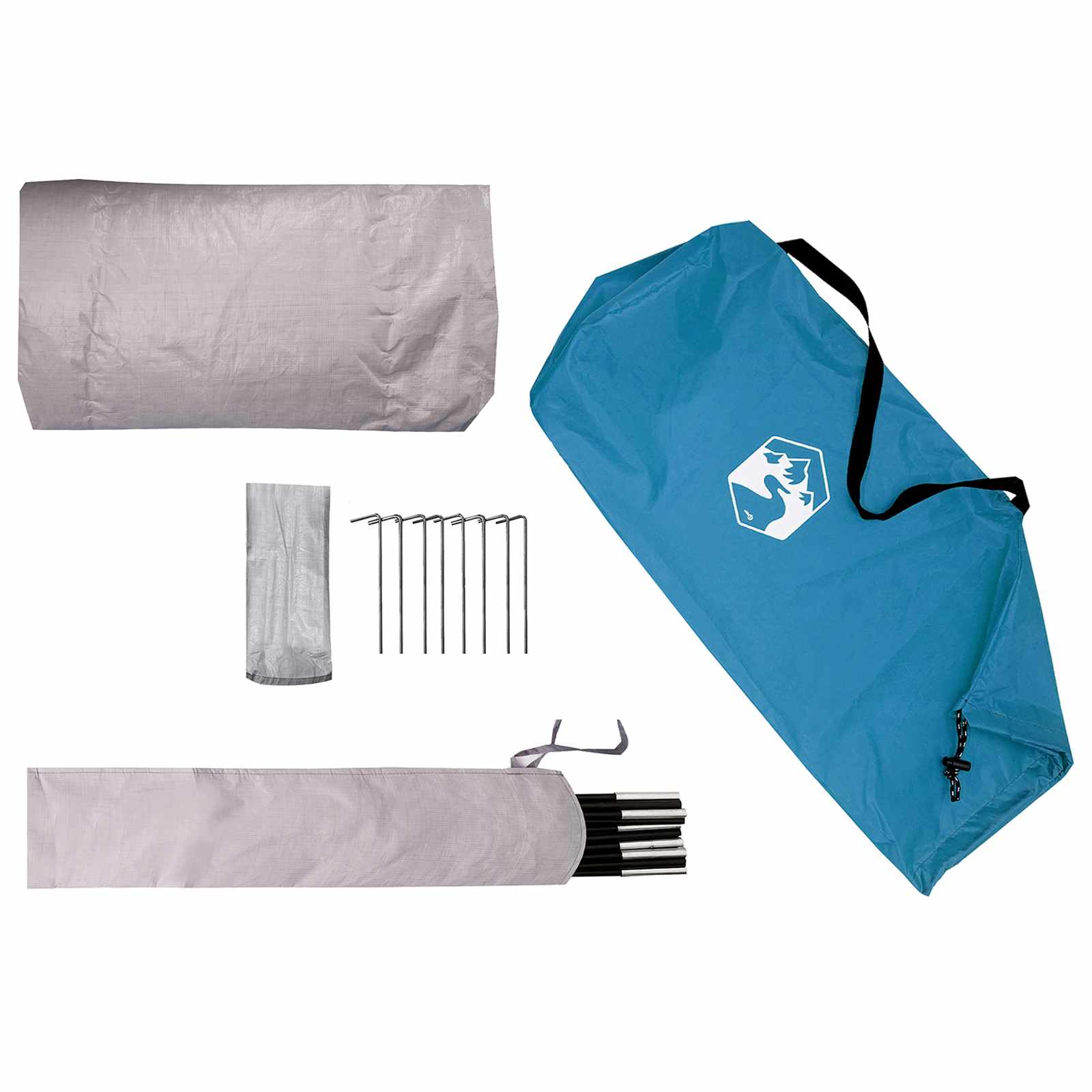 Hiking Tent Waterdicht 1-persoons Blauw