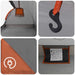Hiking Tent Waterdicht 1-persoons Grijs en Oranje