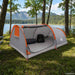 Hiking Tent Waterdicht 1-persoons Grijs en Oranje
