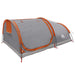 Hiking Tent Waterdicht 1-persoons Grijs en Oranje