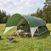 Tunnel Tent met Waterdichte Regenhoes 10-persoons Groen
