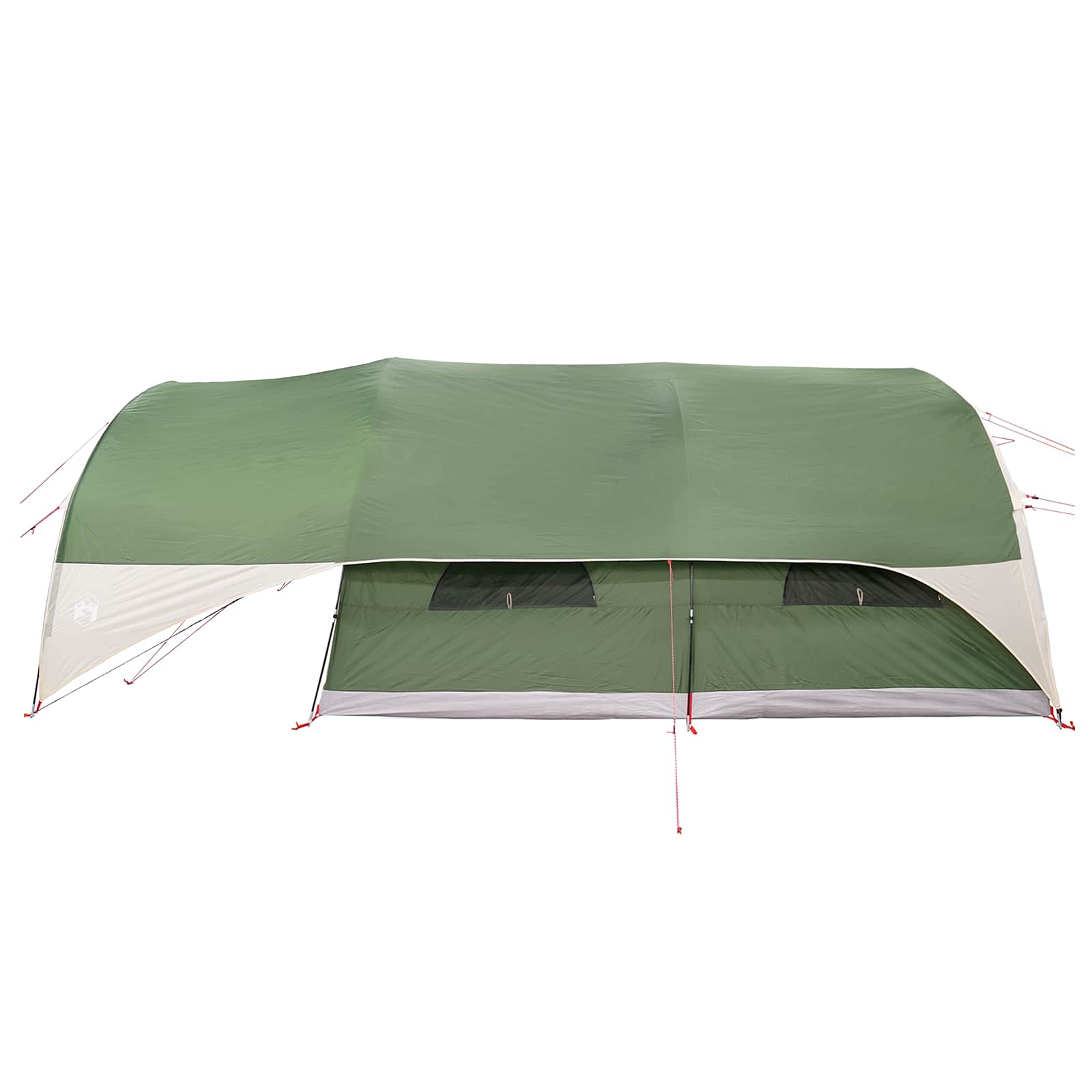 Tunnel Tent met Waterdichte Regenhoes 10-persoons Groen