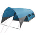 Tunnel Tent met Waterdichte Regenhoes 10-persoons Blauw