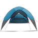 Tunnel Tent met Waterdichte Regenhoes 10-persoons Blauw