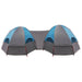 Gezinstent met regenzeil waterdicht 14-persoons Blauw