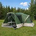 Trekkingtent met waterdichte regenfly 10-persoons Groen