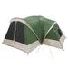 Trekkingtent met waterdichte regenfly 10-persoons Groen