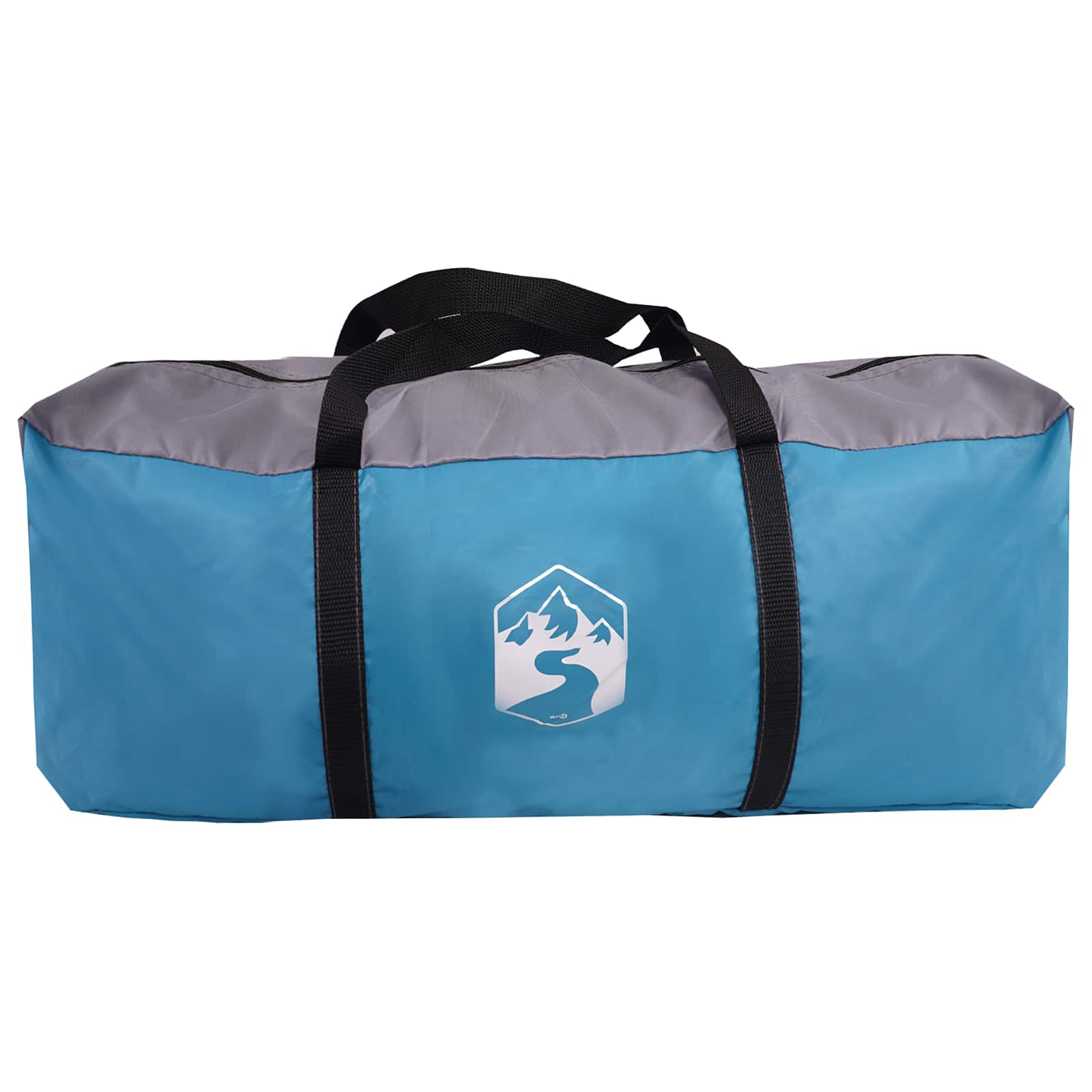 Trekkingtent met waterdichte regenfly 10-persoons Blauw
