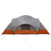 Trekkingtent met waterdichte regenfly 10-persoons
